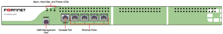 FortiDNS-400C Front