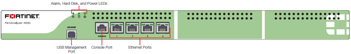 FortiManager 400C Front