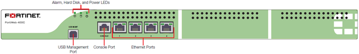 FortiWeb-400C Front